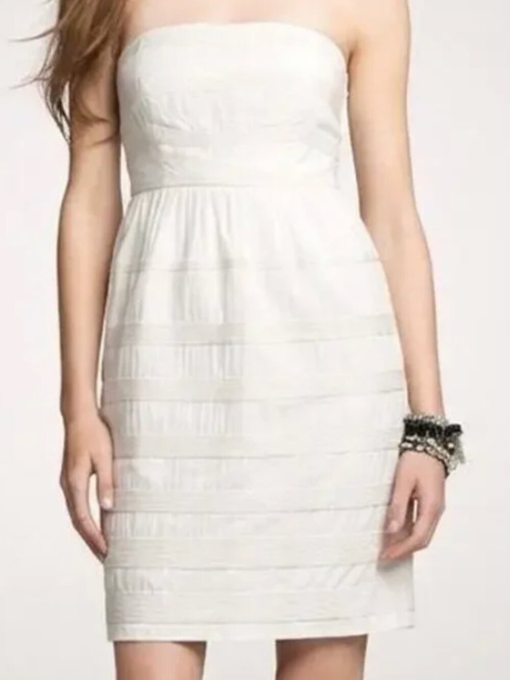 J Crew beige mini cocktail dress